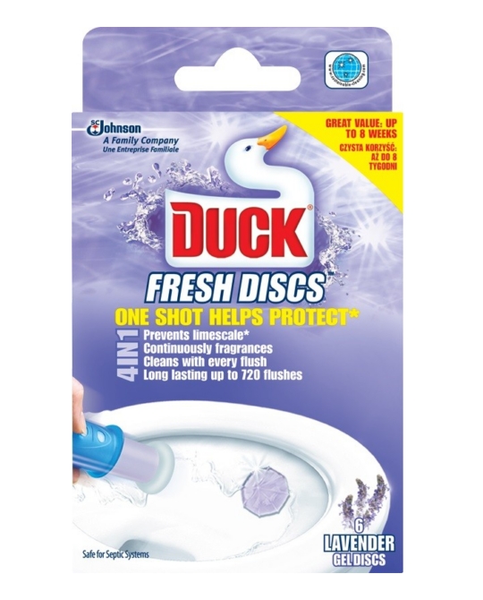 Toilet Duck Fresh Discs WC tiszt�t� korong 36ml Levendula